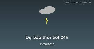 thời tiết ngày mai