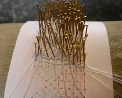 Image of bobbin lace pins