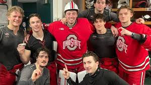 Hockey roundup: Buckeyes upset No. 1 Spartans; Griffins clinch playoff berth