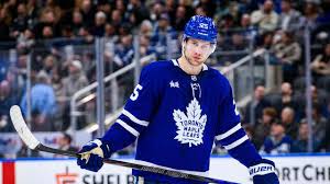 Brandon Carlo in a Maple Leafs jersey