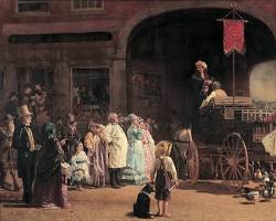 Image of Historical scene painting at Montpelier