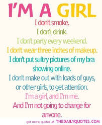 Awesome Life Quotes For Girls | Cute Quotes via Relatably.com