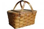 Antique picnic basket