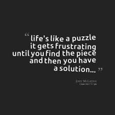 Puzzle Quotes. QuotesGram via Relatably.com