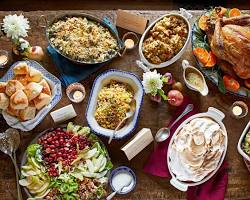 Image of Thanksgiving feast