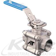 A-T Controls Series 88 Three-Piece Full Port Ball Valves