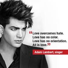 Adam lambert on Pinterest | Green Hair, Gay and Glee via Relatably.com