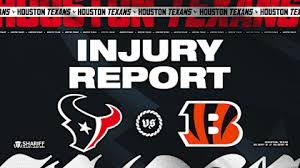 Week 2 Injury Report | Texans vs. Bengals — Houston Texans