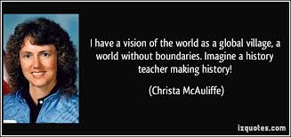 I have a vision of the world as a global village, a world without ... via Relatably.com