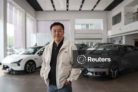 Licensable picture: Vice Chairman and President of Chinese EV maker Xpeng, Brian Gu,poses for pictures during an interview with Reuters in Beijing
