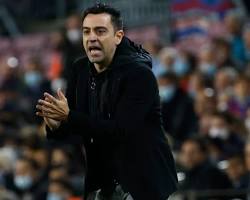 Image of Xavi Hernandez coaching Barcelona