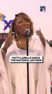 Patti LaBelle performs the National Anthem at Citizens Bank Park ahead of the MLB All-Star Game