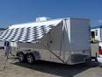 Enclosed trailer awning