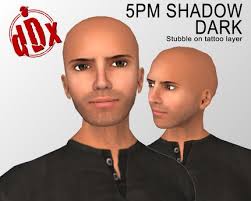 -dDx- 5pm Shadow - Dark Tattoo-layer Stubble Zoom - ddx-5pm-shadow-dark