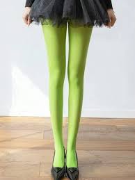 Meia-calça verde, do AliExpress