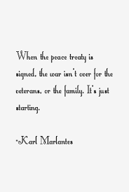 Greatest eleven celebrated quotes by karl marlantes picture English via Relatably.com