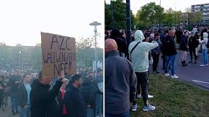 Zo’n 300 demonstranten bij beoogde asielopvang: vuurwerk tegen de gevel en voorstanders bedreigd