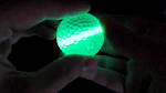 Glow in the dark golf ball