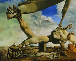 Image of Soft Construction with Boiled Beans by Salvador Dalí