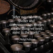 Culture Street | Quote of the Day from Philip Pullman via Relatably.com