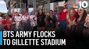 BTS Army gathers to see K-pop group at Gillette Stadium
