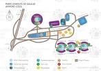 Paris Airports : Charles de Gaulle Aiport layout map