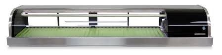 Hoshizaki HNC-210BA-R-SLH Curved Glass Refrigerated Sushi ...