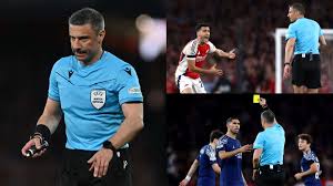 ‘We are witnessing a daylight robbery!’ – Arsenal fans spit blood at Champions League semi-final referee as official makes series of controversial calls in PSG clash