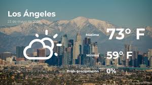Clima de hoy en Los Ángeles para este sábado 23 de mayo