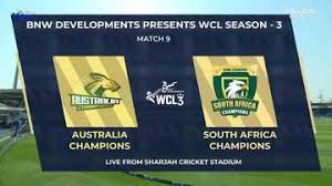 AB de Villiers batting for South Africa Champions against Australia Champions in WCL 2026