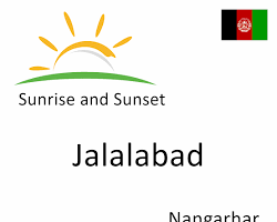 Jalalabad skyline at sunset