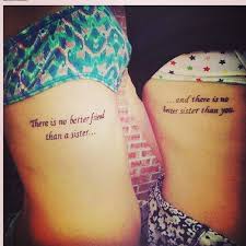 50 Heart-Warming Sister Tattoos Ideas | StayGlam via Relatably.com