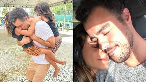 Marcella Fogaça reúne as gêmeas para parabenizar o marido, Joaquim Lopes: 'Meu parceiro de vida'