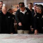 'Sad' Trump visits fire-wracked California