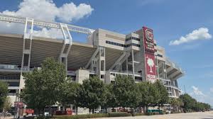 South Carolina football players preparing for the Kent State season opener at Williams-Brice Stadium