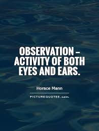 Best eleven renowned quotes about observation pic English ... via Relatably.com