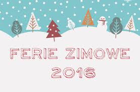 Znalezione obrazy dla zapytania Napis ferie zimowe