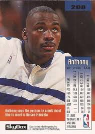 1992-93 SkyBox #208 Anthony Bonner Back - 2108-670128Bk