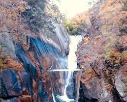御岳昇仙峡の滝の画像