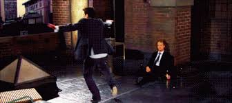 Image result for ted mosby rain dance gif