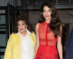 Amal Clooney and Baria Alamuddin Master Mother-Daughter Coordination