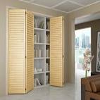 Armoire porte pliante cuir