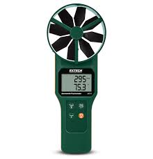 Extech AN310: Large Vane CFM/CMM Anemometer/Psychrometer ...