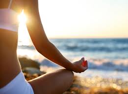 Image result for Photos of yoga on the beach