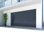 Porte de garage sectionnelle FLEXIDOOR Frame Wood Imitation bois