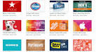 Gift cards online