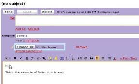 Yahoo mail attachment