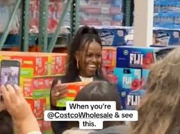 TikTok video shows Michelle Obama touting her new ‘healthy’ soda at a 
California Costco