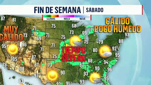 Lluvia y calor: este es el pronóstico del tiempo para algunas ciudades sedes del Mundial en EE.UU.