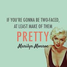 Marilyn Monroe Quote (About personality, pretty, turquoise, two ... via Relatably.com
